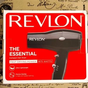 Hairdryer, Black, Fast Drying, Works Perfectly, Lightweight/Compact